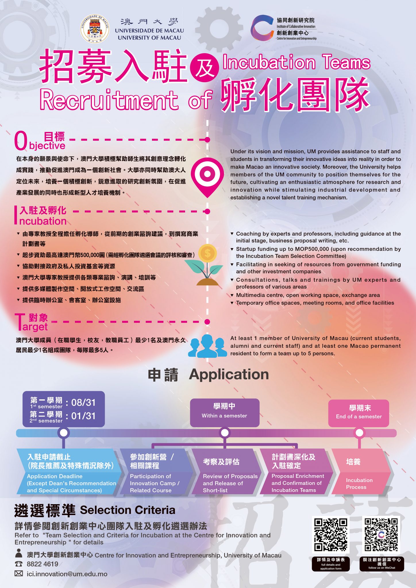 澳門大學創新中心宣傳_海報_院